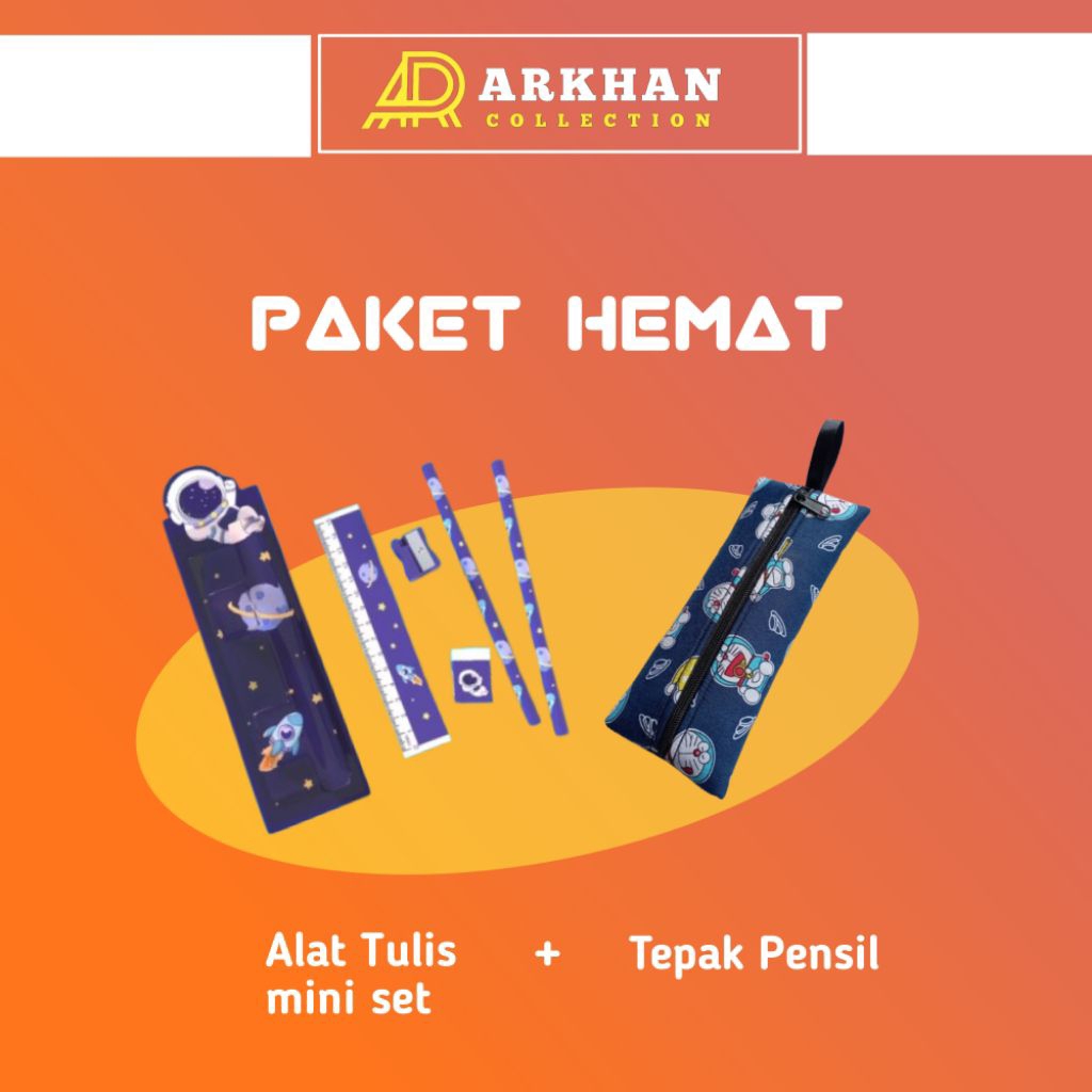 

Tempat Pensil & Alat Tulis mini set