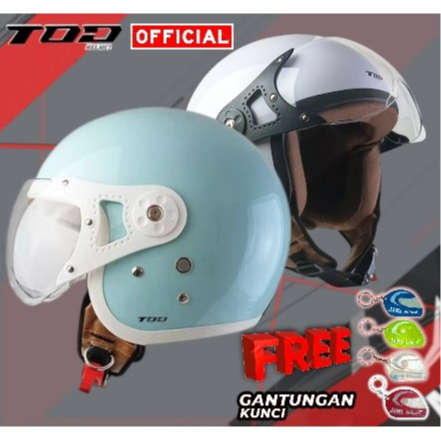 HELM RETRO DEWASA HIJAB WANITA TOD ATHENA SNI ORIGINAL