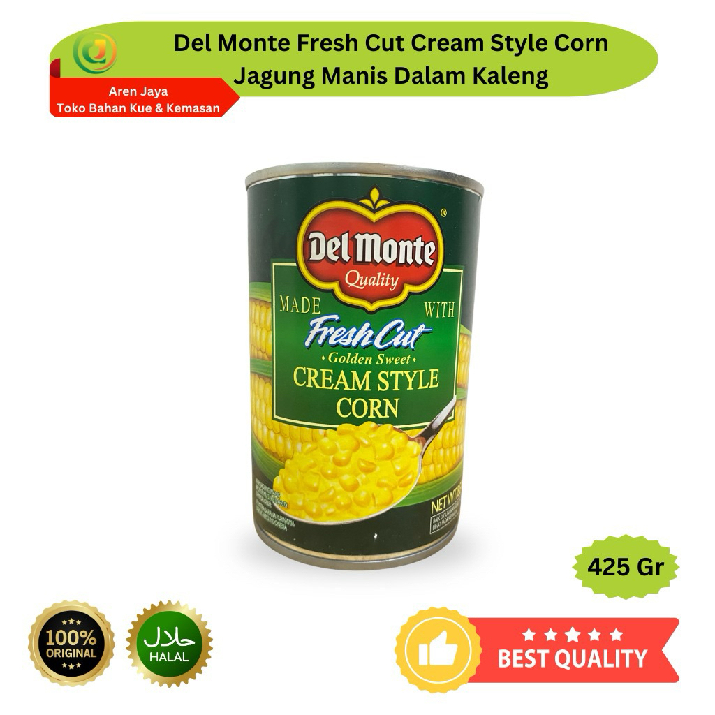 

Del Monte Cream Style Corn Krim Jagung Manis 425 Gram Original