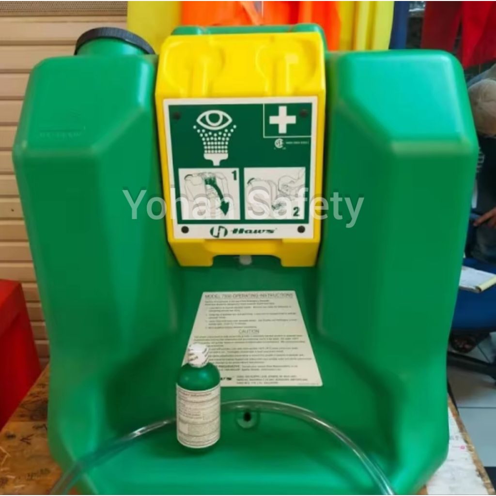 Emergency Eyewash Haws 7500 + Cairan / Eye Wash Haws 7500 Portable 16 Gallon Original
