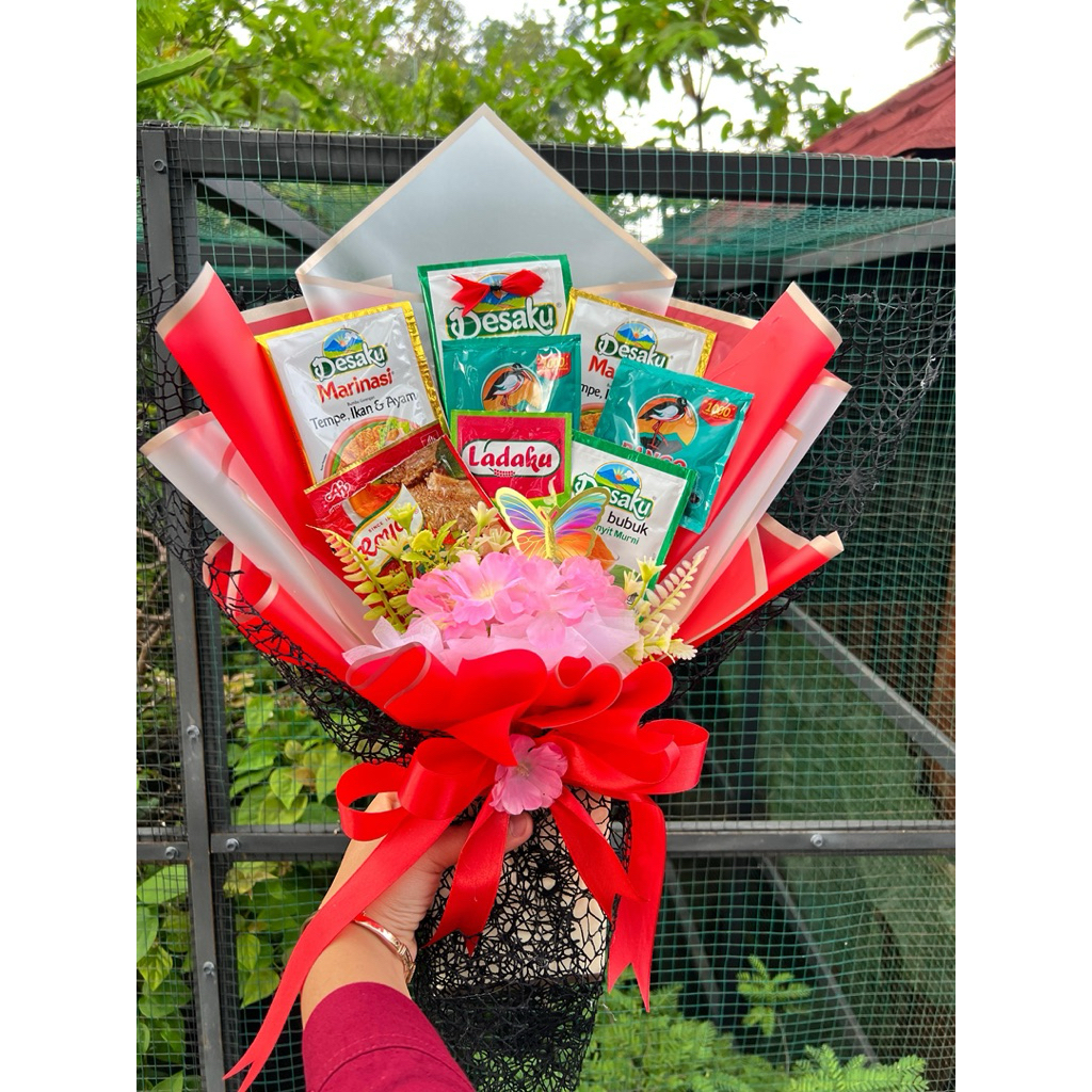 

Buket ibu Buket Bumbu dapur Hari Ibu