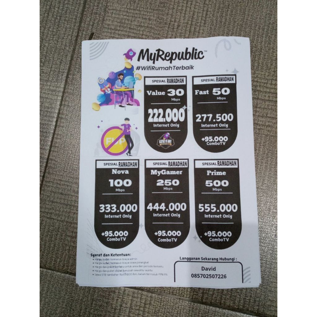 jasa pasang wifi my republic
