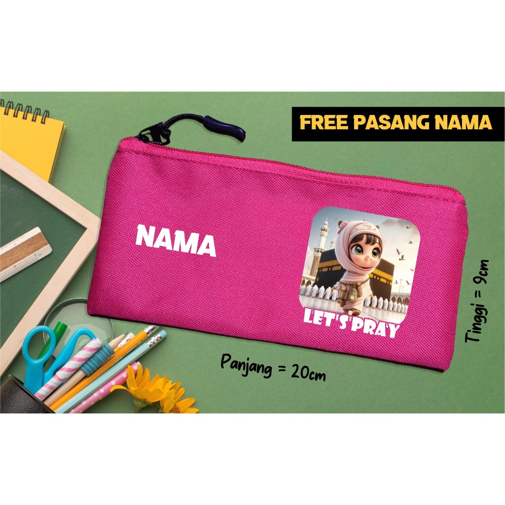 

FREE NAMA KOTAK TEMPAT PENSIL ANAK LAKI PEREMPUAN TK SD BAHAN CORDURRA