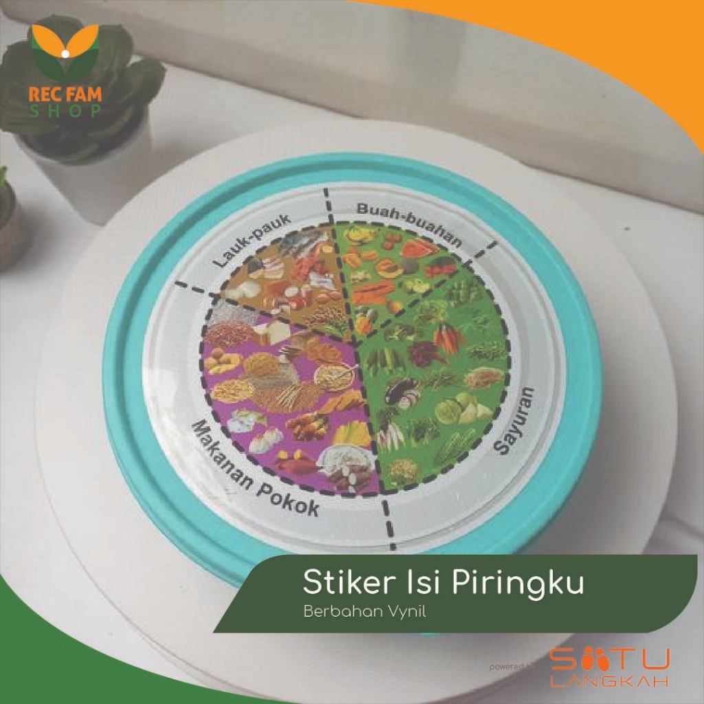 

Stiker Isi Piringku, Sticker Vinyl