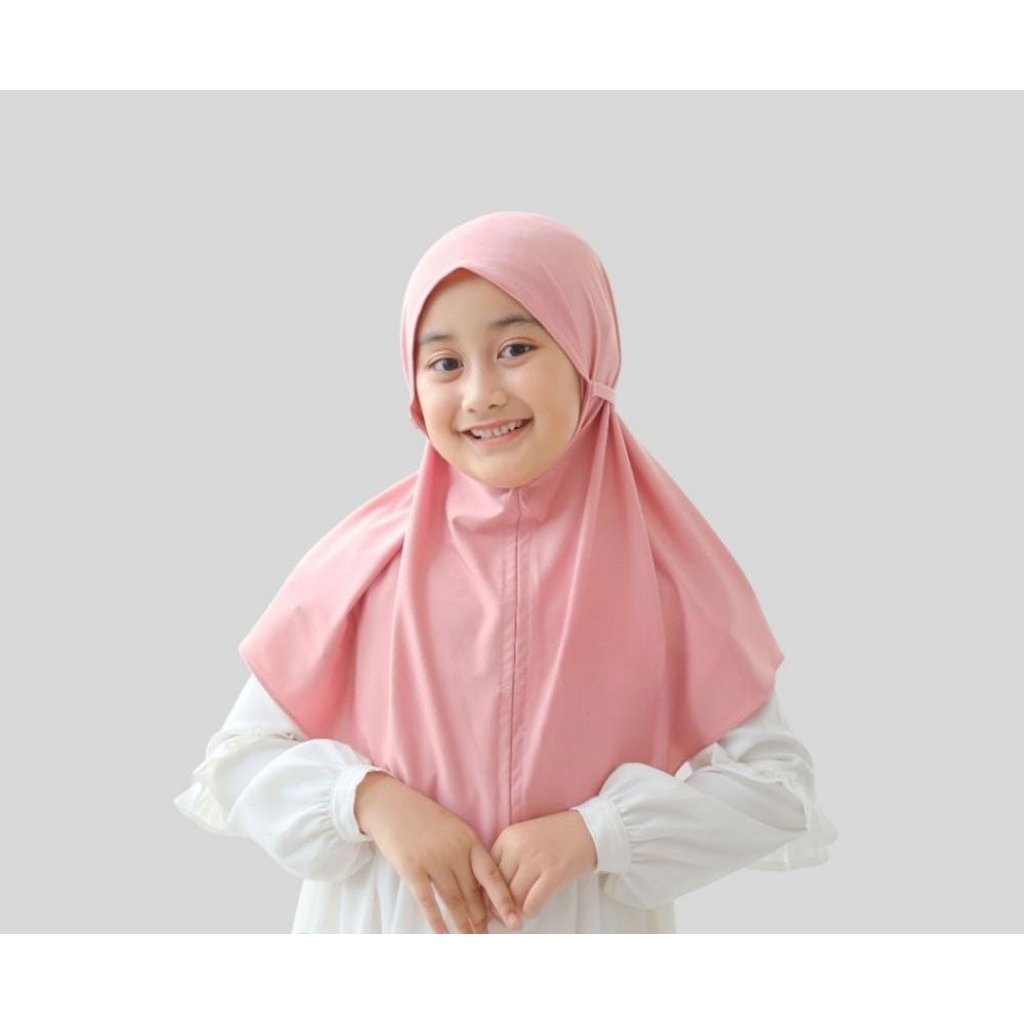 Jilbab Bergo Anak Tali Jersey Premium | Hijab Anak Jersey Shamira