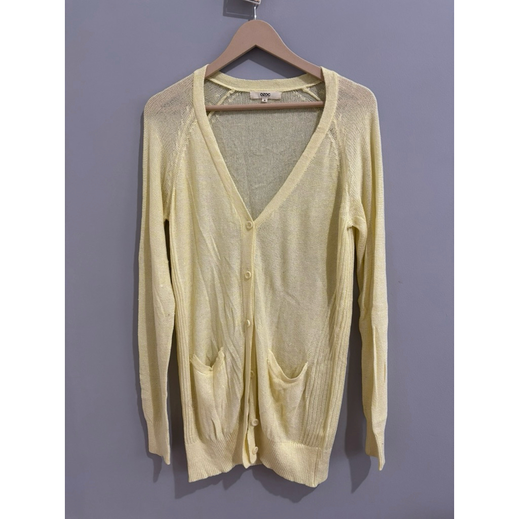 cardigan kuning
