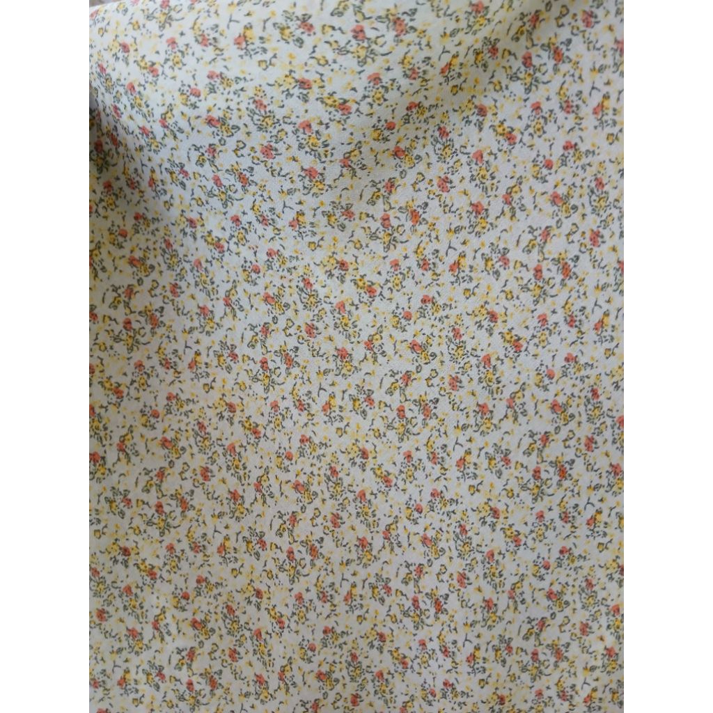 Kain/Bahan ceruty motif //Bahan ceruty meteran