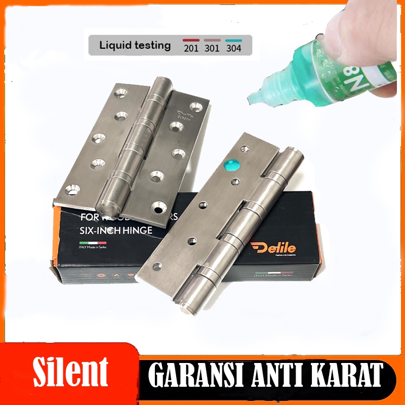 Engsel Jendela/Engsel Pintu/Engsel Pintu Rumah/Stainless Steel 304/ Engsel Kupu- kupu/DELILE