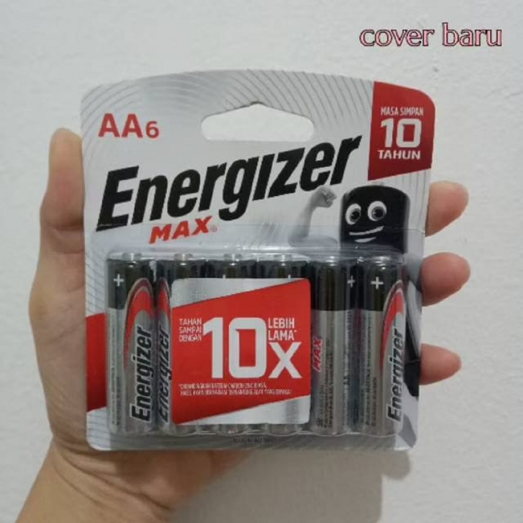 Baterai Energizer AA Isi 6, Pcs ENERGIZER MAX BP6 AA