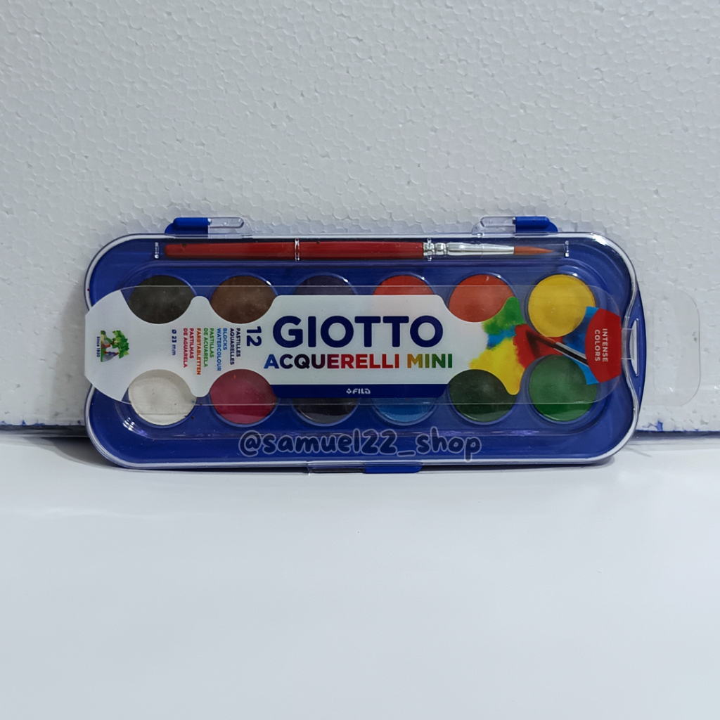 

Cat Air / Water Colour 12 Warna GIOTTO + Bonus Kuas Lukis