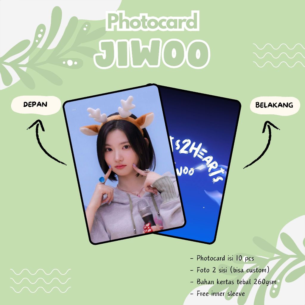 (10 PCS) PHOTOCARD JIWOO HEARTS2HEARTS