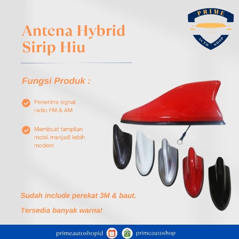 KODE U93R Antena Mobil Sirip Hiu Hybrid  Antena Mobil Sirip Hiu  Antena Sirip Hiu Hybrid