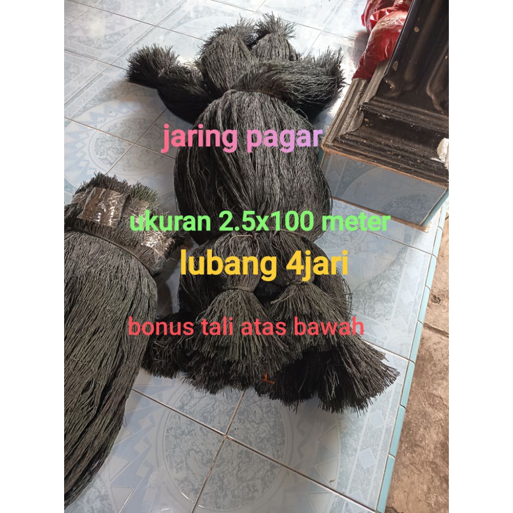 jaring pagar ayam ukuran 2,5x100meter
