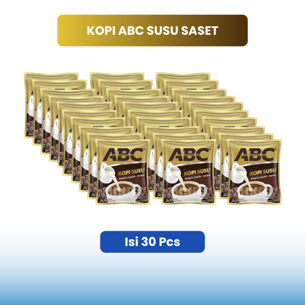 

Jual Kopi ABC Susu Saset Paket 30 Saset / 3 Renceng