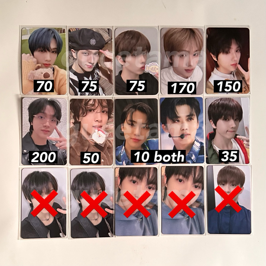[ready stock] nct dream jisung haechan jaemin official photocard pc yizhiyu kacamata leather jacket 