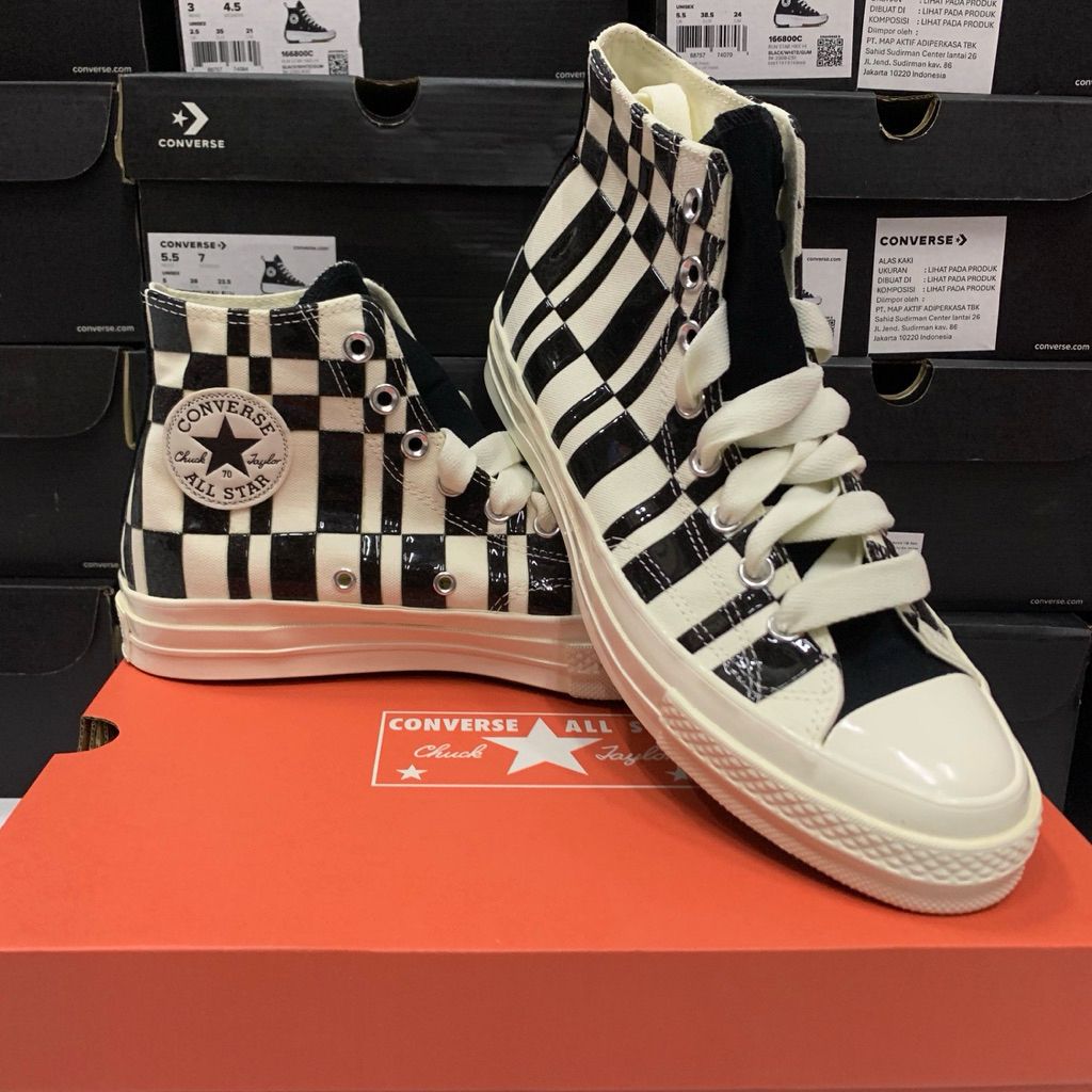 CHUCK 70 HI EGRET/BLACK