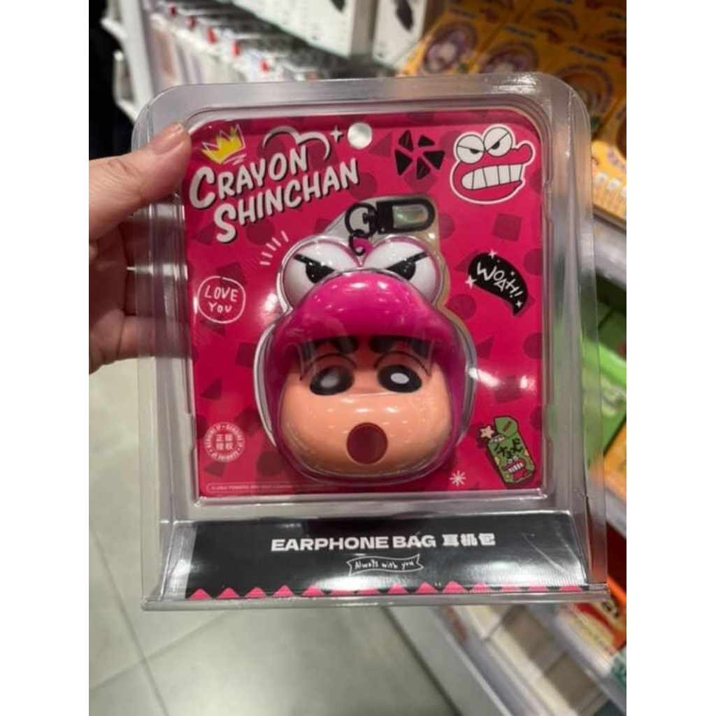 Crayon Shinchan Earphone Bag