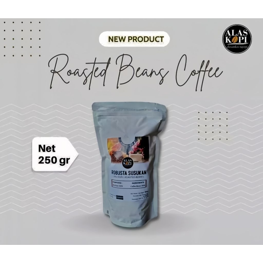 

Biji kopi Robusta 100% asli [ 250 gr ]