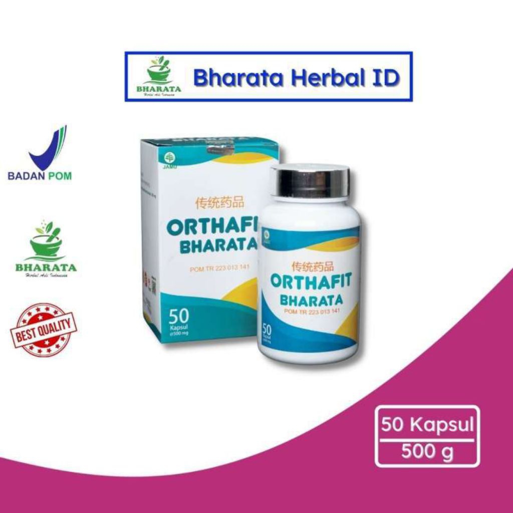 Obat Herbal ORTHAFIT BHARATA ORIGINAL Kemasan