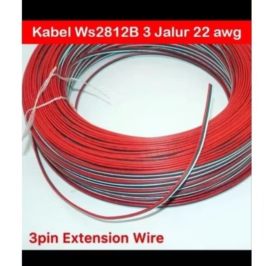 Kabel LED strip 3 jalur ws2812 2811