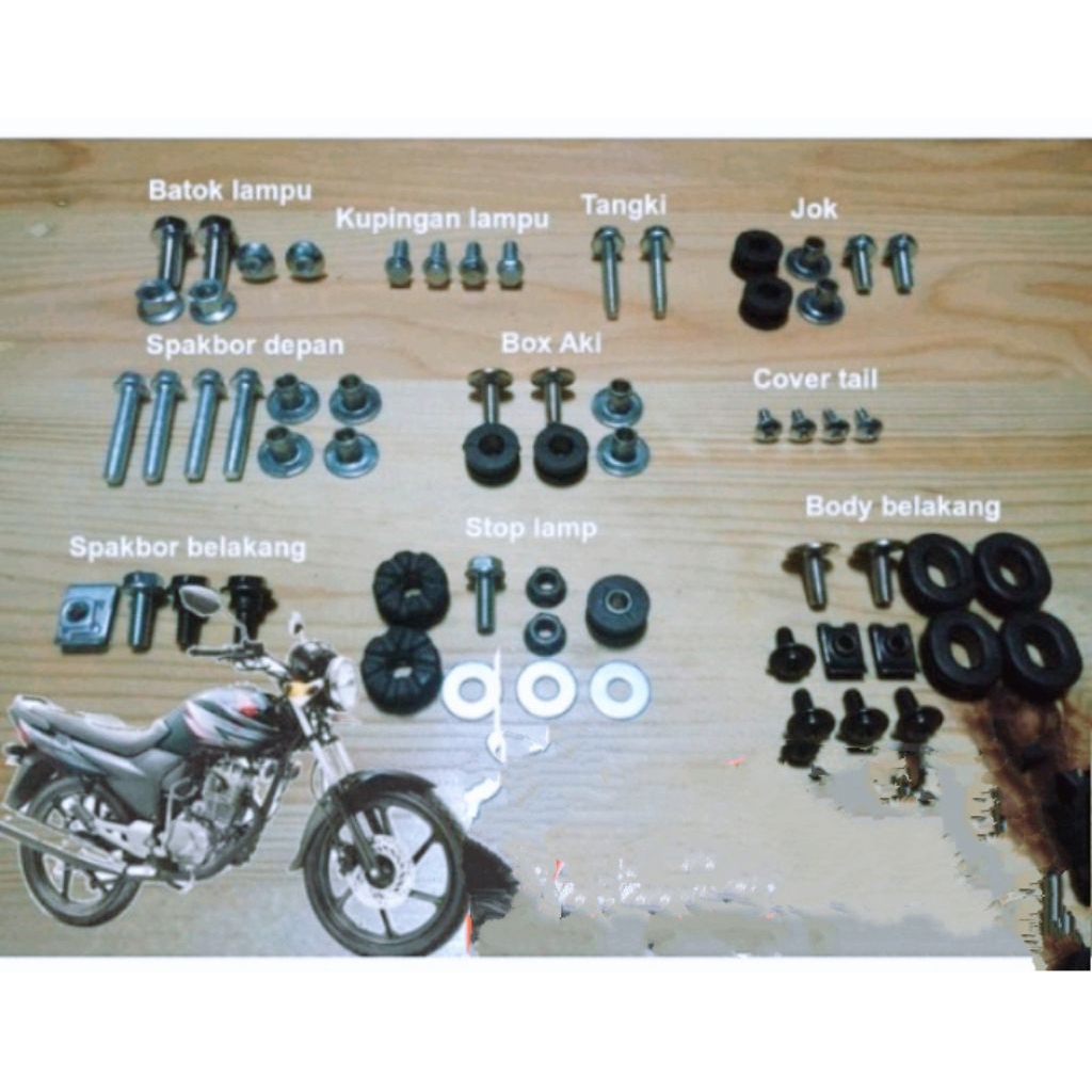 baut full set body Megapro Primus