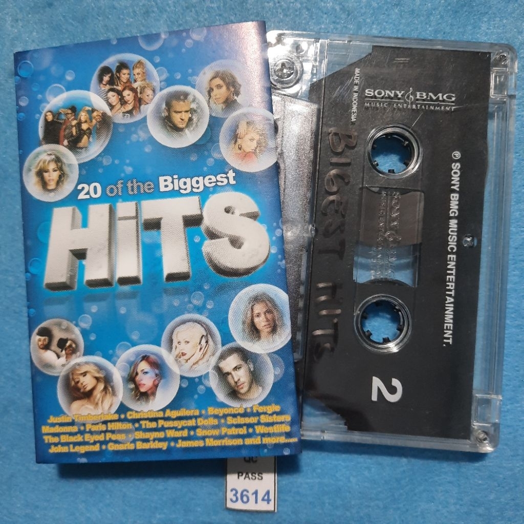 Kaset pita Kompilasi Biggest Hits / Beyonce Paris Hilton Madonna