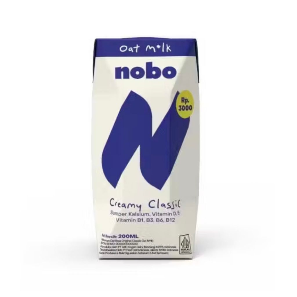 

Nobo UHT oat milk creamy 200ml