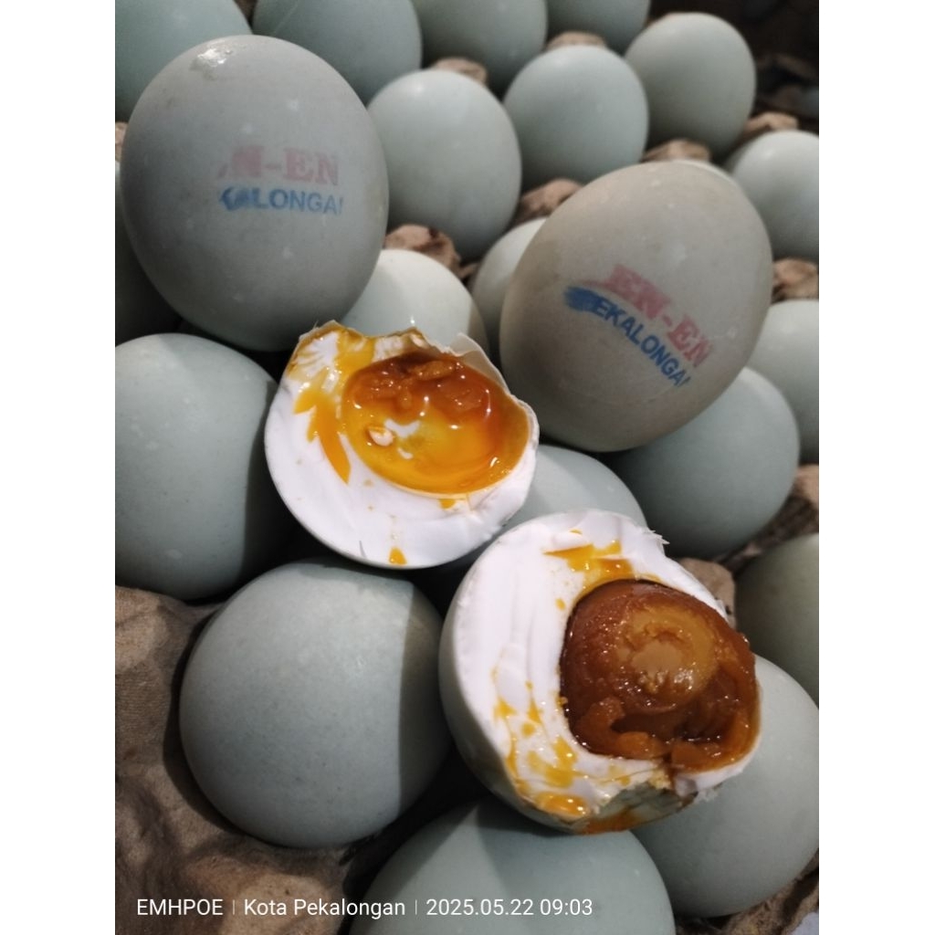 

telur asin rebus dadakan