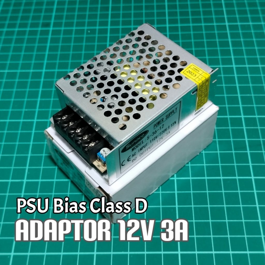 PSU Jaring 12v 3A Adaptor LED Ram besi 3 Amper 12volt untuk PSU bias class d power supply