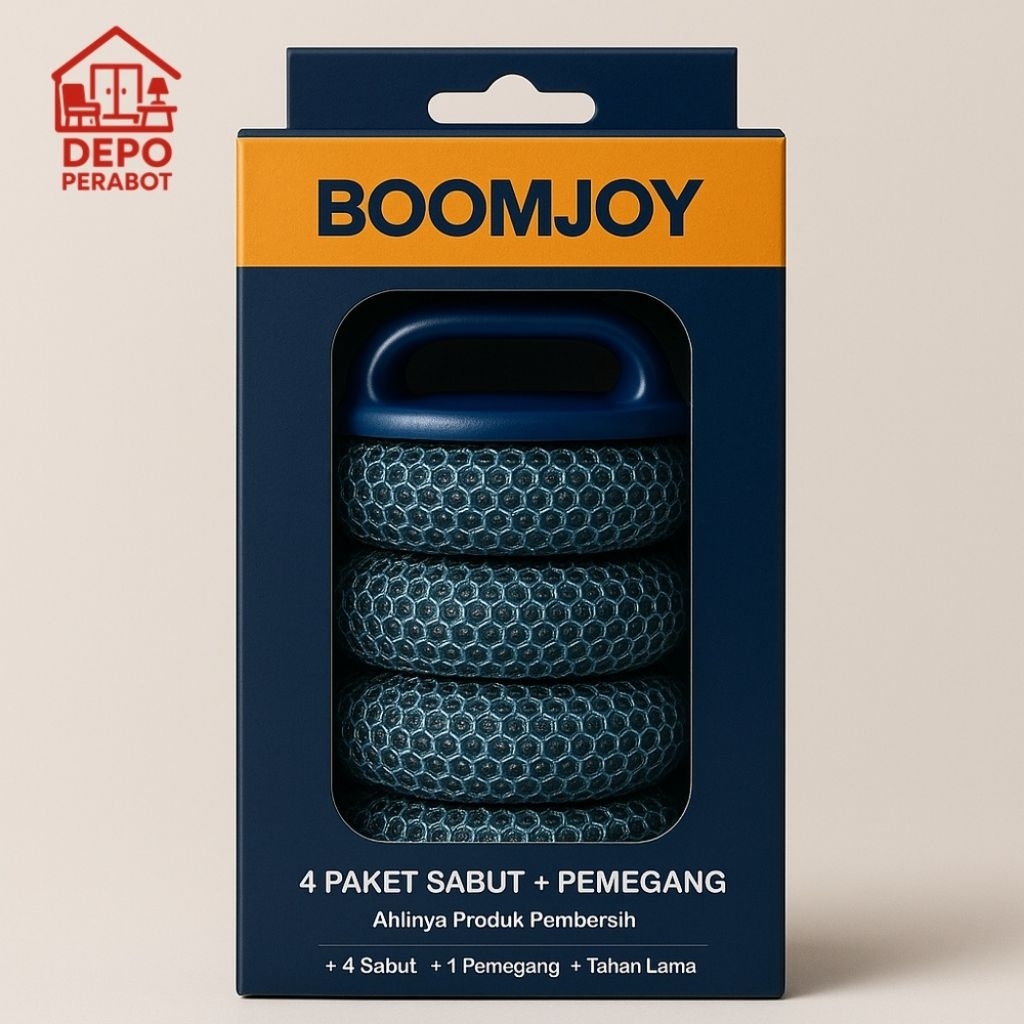 Spons sabut Pembersih Panci, Meja Dapur, Wastafel, lantai keramik