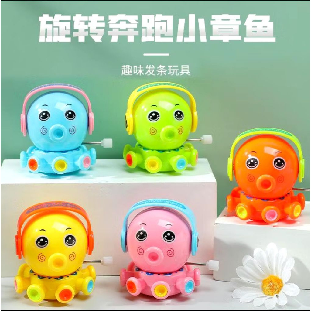 Mainan Gurita Untuk Anak / Mainan Octopus Bisa Bergerak / Diputar bisa jalan sendiri