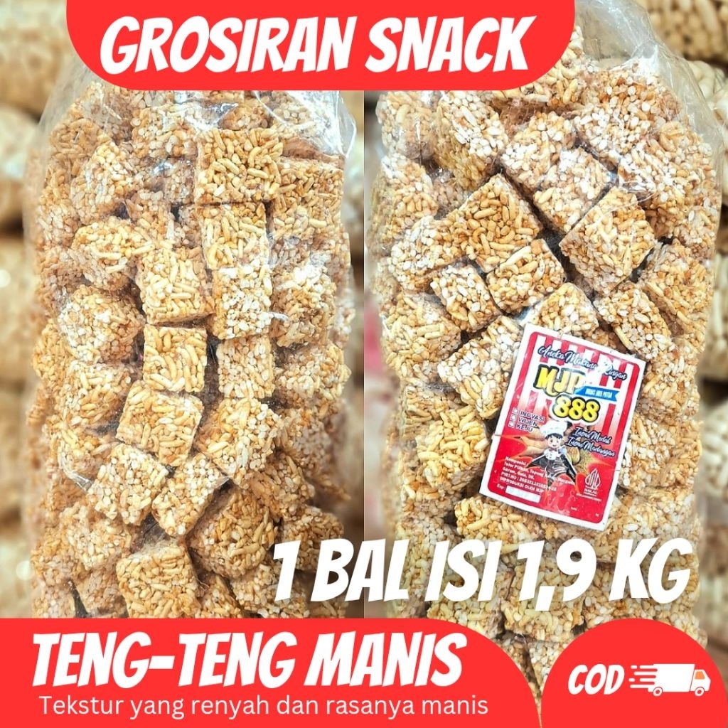 

1 BAL isi 1,9 KG Teng-Teng Manis / Jipang Manis