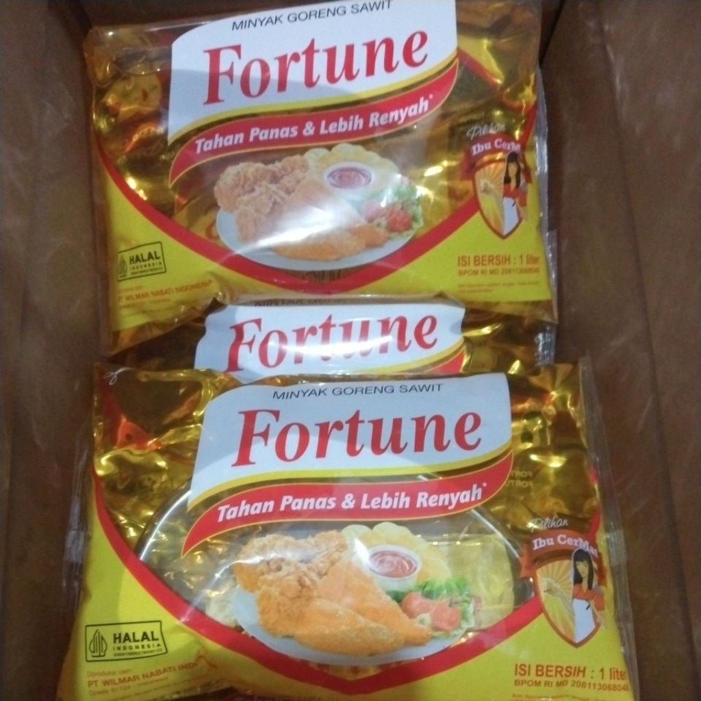 

minyak fortune pilow pack 1lt 1dus (12pcs)