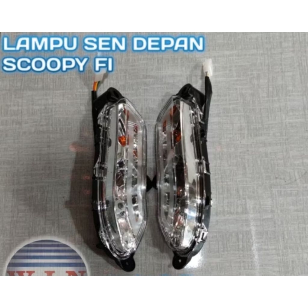 Lampu sein depan scoopy fi 2013 2014 2015 2016