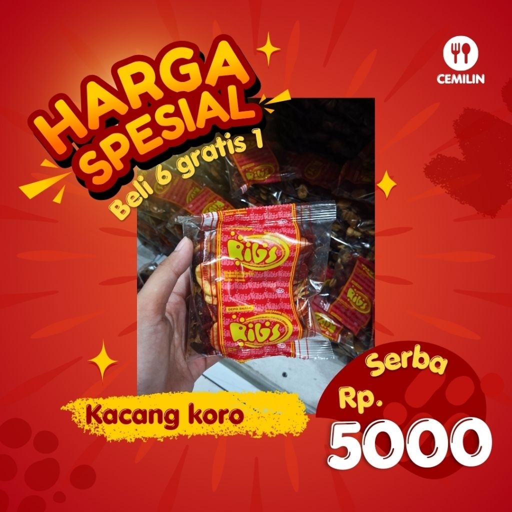 

Kacang Koro Beli 6 gratis 1