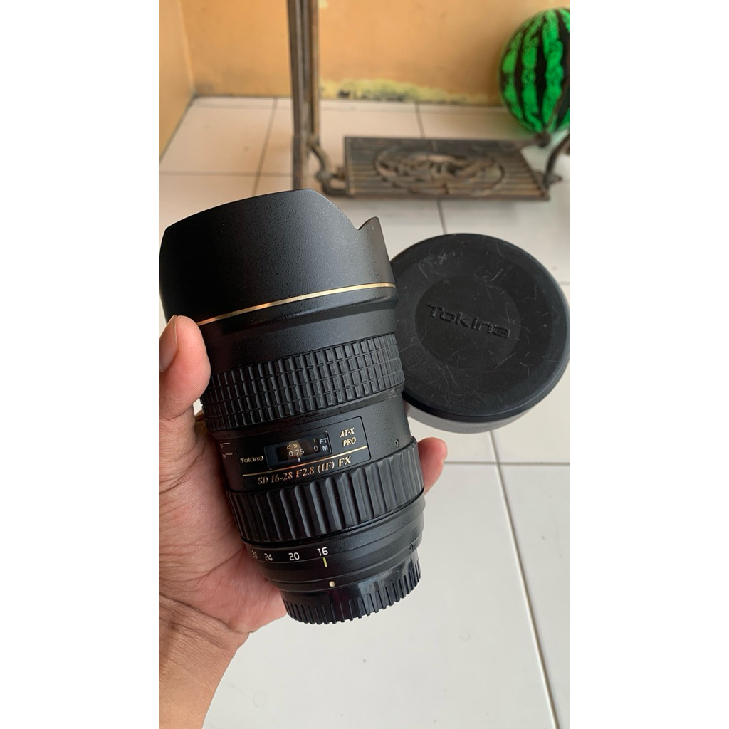 Lensa Tokina 16-28mm f2.8 FX untuk NIKON murah meriah