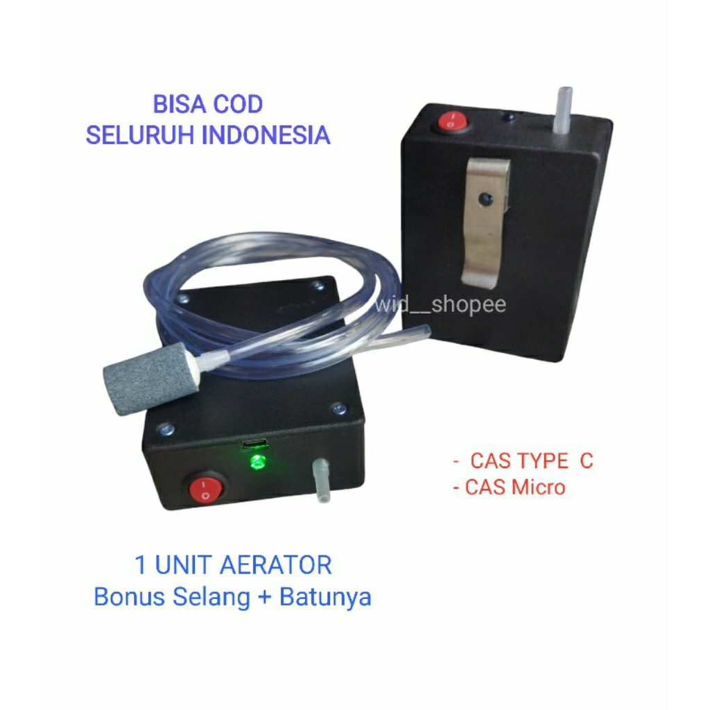 Aerator cas 12/30 jam Aerator charger 12/30 jam Aerator Baterai