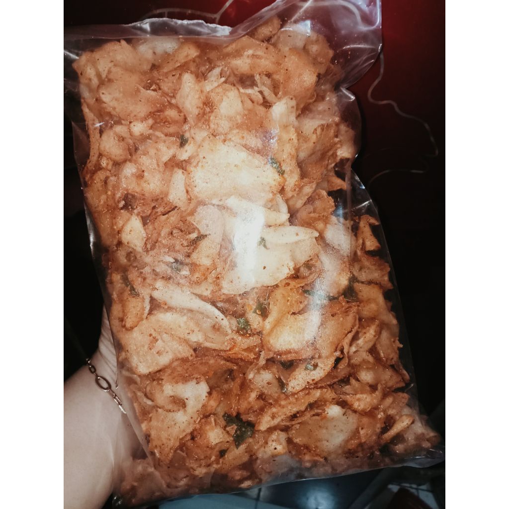 

kripset/kripik setan pedas renyah gurih