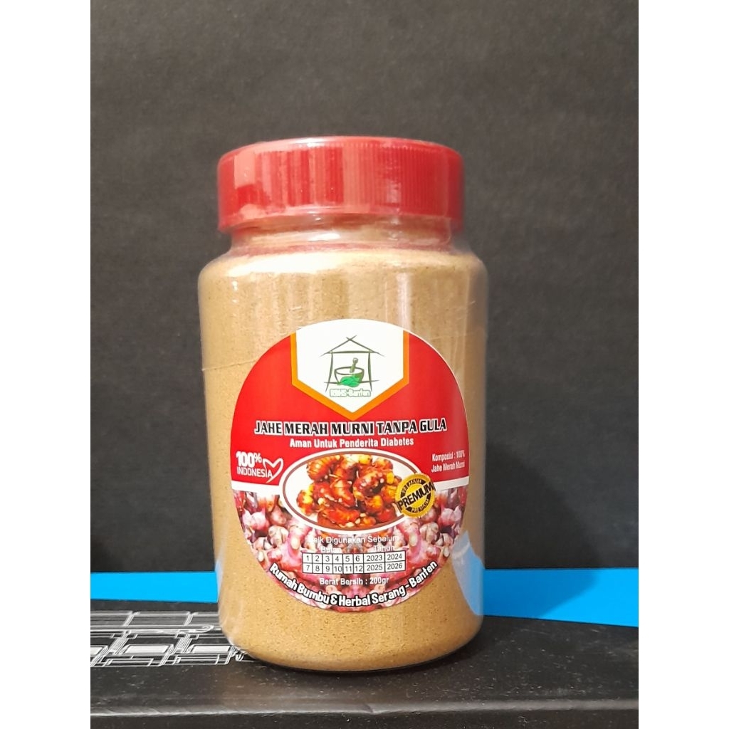 

Jahe Merah Murni Tanpa Gula ( Aman Untuk Penderita Diabetes )