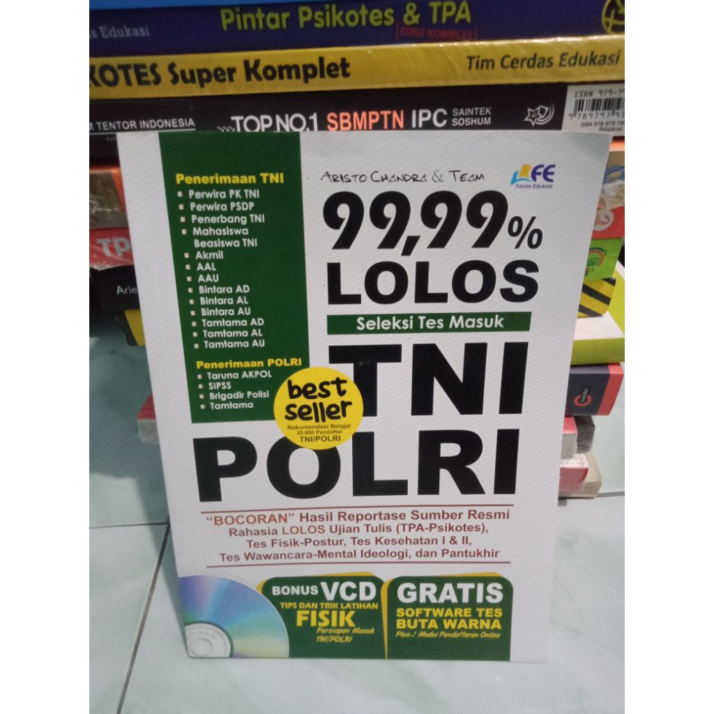 BUKU PSIKOTES LOLOS MASUK TNI POLRI