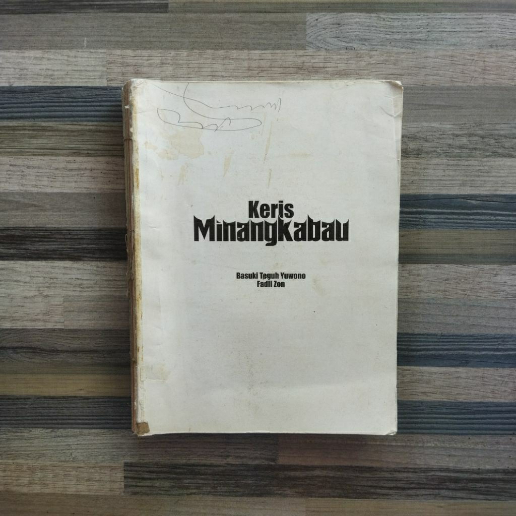 BUKU KERIS MINANGKABAU (ORIGINAL)