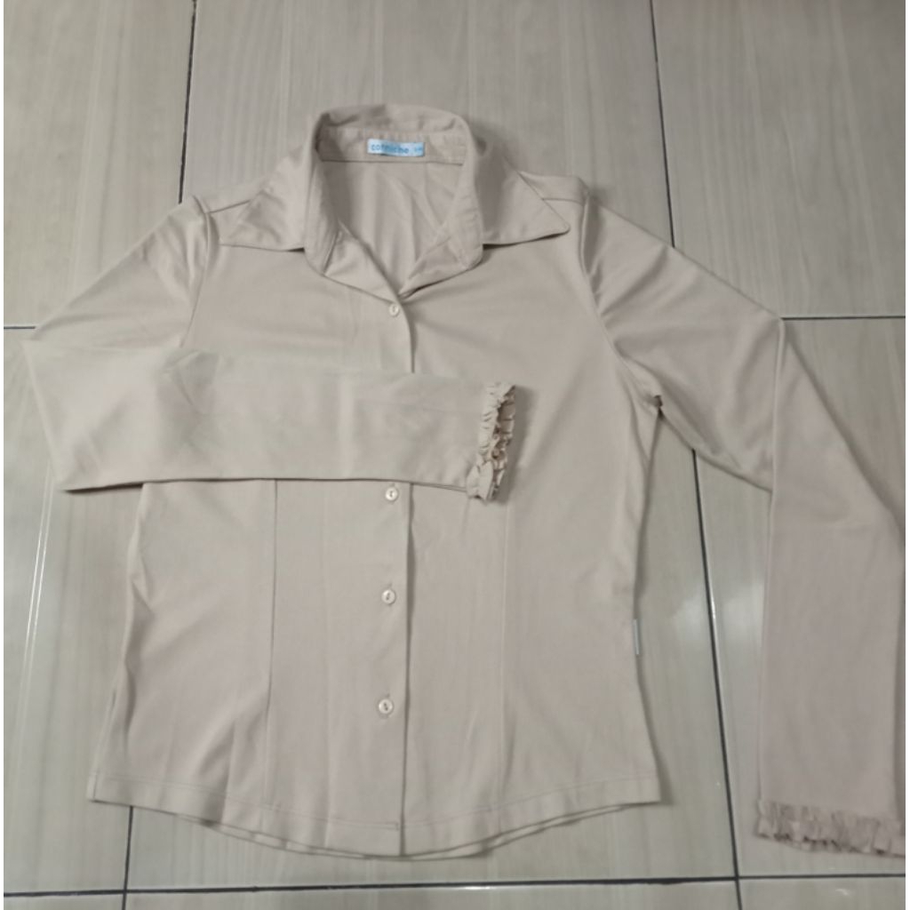 Preloved Pribadi LikeNew - Kemeja wanita brand Corniche S - Blouse wanita - atasan wanita