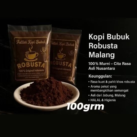 

kopi bubuk robusta malang