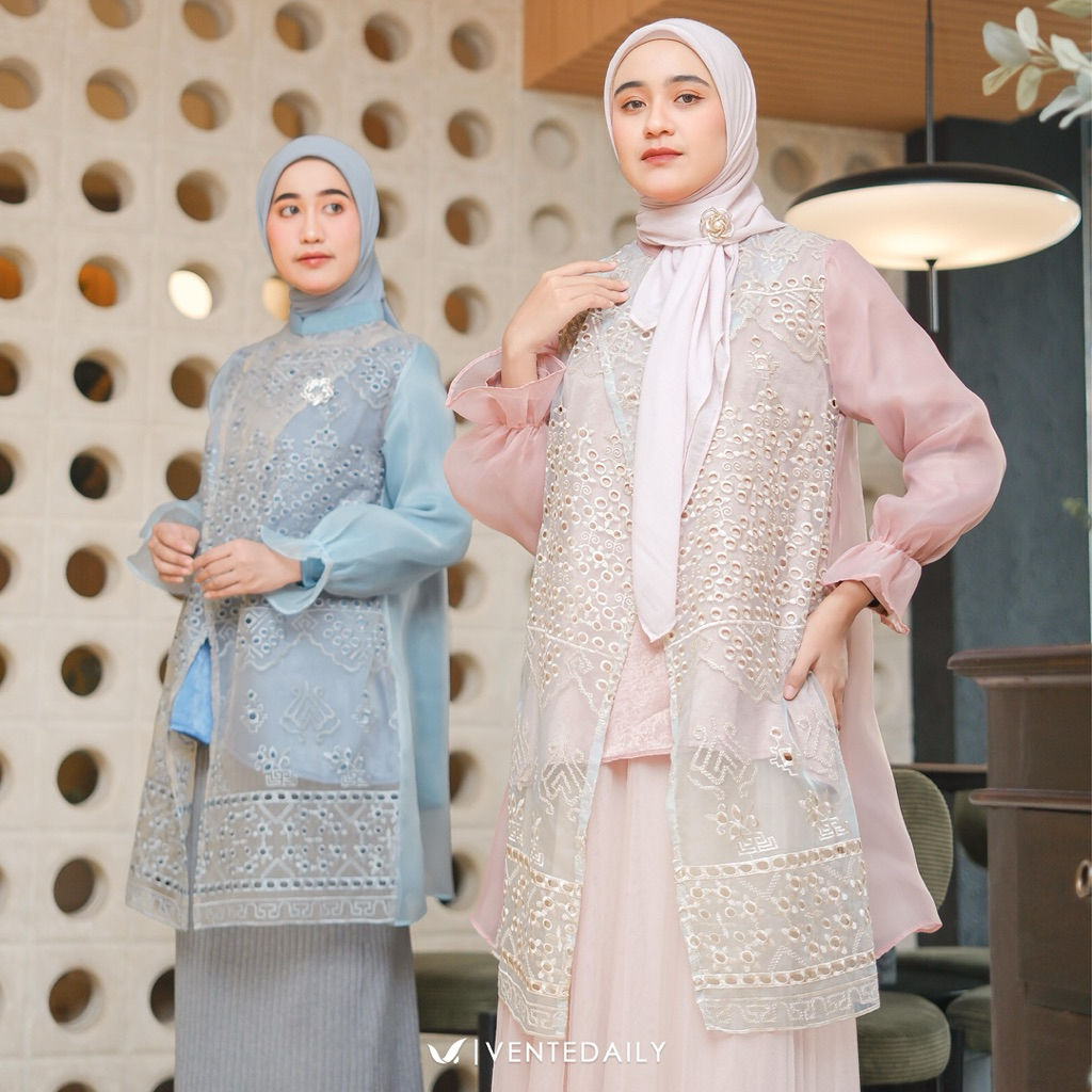 VISHA TUNIK VENTE VISHA TUNIK ORI VENTE / BISHA TUNIK ALESHA LONGTUNIK TUNIK BROKLAT BRUKAT BROKAT T