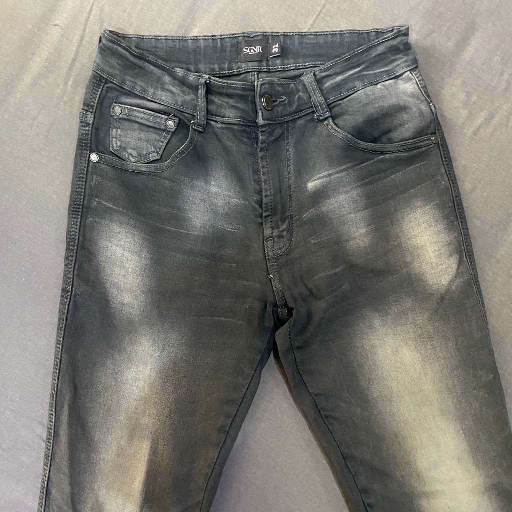 preloved skinny jeans signore size 31 grey wash