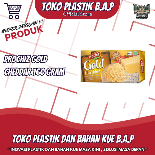 

Keju Prochiz Gold 160gr - Keju Kraft Cheddar - Keju Prochiz - Keju Cheddar