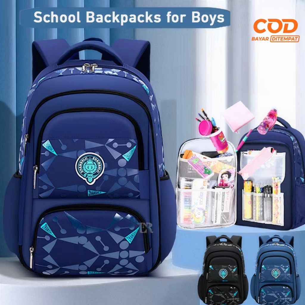 Tas Ransel Anak Sekolah TK SD SMP Model Kulkas / Tas Ransel Anak Sekolah - COD Tas Ransel Kulkas