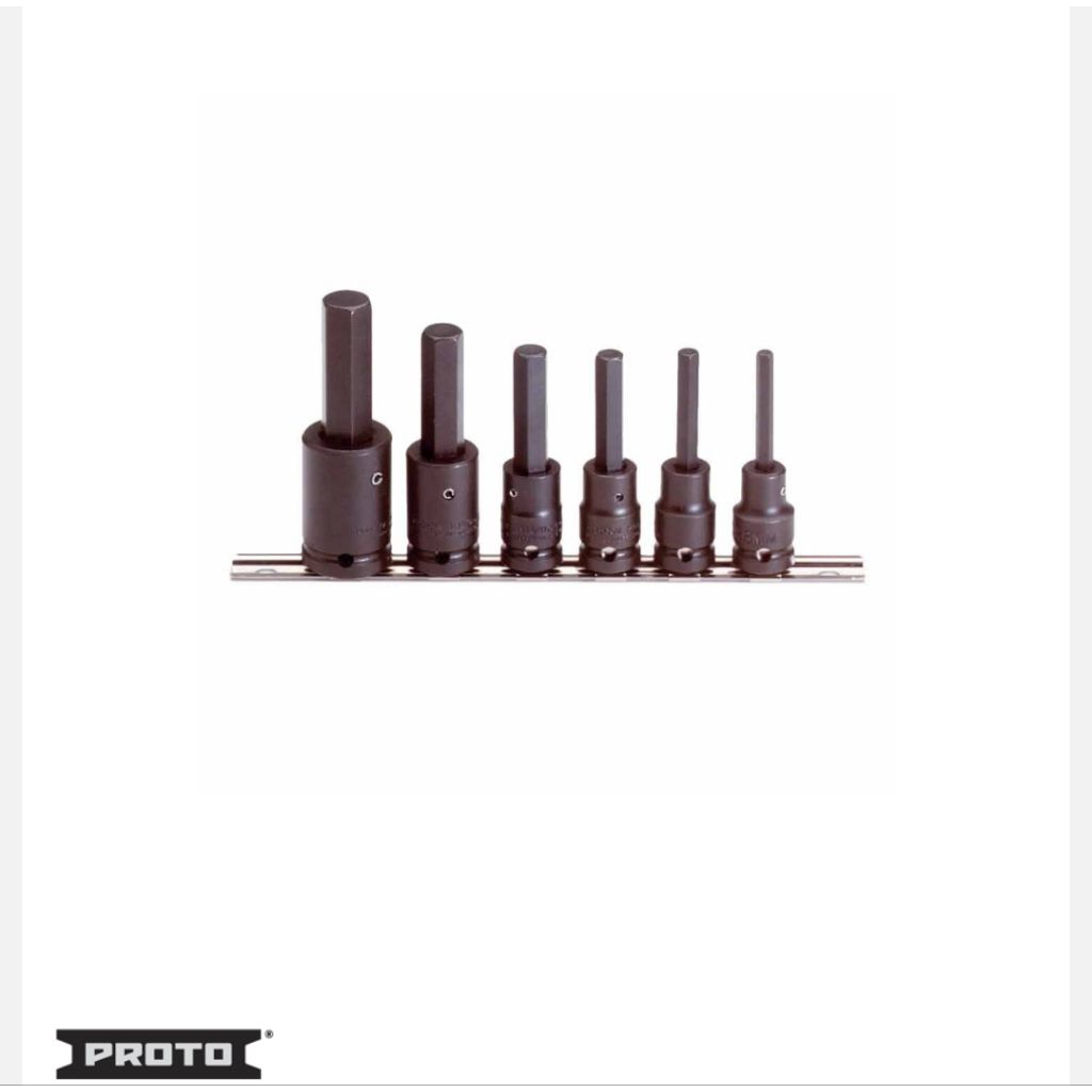 Proto 1/2" Drive 6 Piece Impact Socket Set -J74252