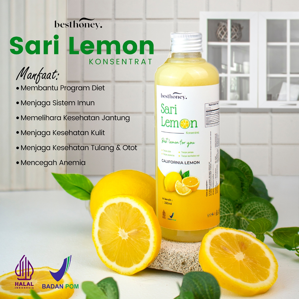 

Best Honey Sari Lemon Asli Organik 250 ML