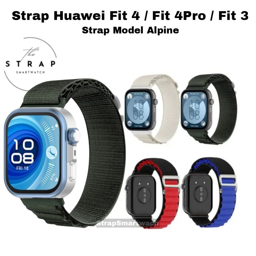 Strap Huawei Watch Fit 5 / 5 Pro / 4 / 4 Pro / 3 Strap Alpine Loop Huawei Fit 5 / Fit 5 Pro
